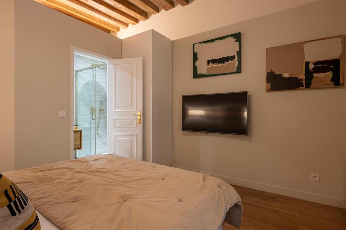 Le Marais Appartement Parijs Buitenkant foto